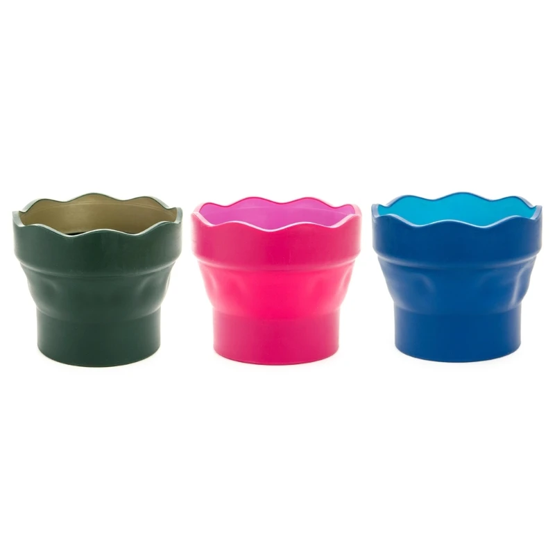 Collapsible Paint Brush Washer Cleaner Painting Water Cup for Watercolor Oil Painting Washing Bucket Brush Holder HXBE