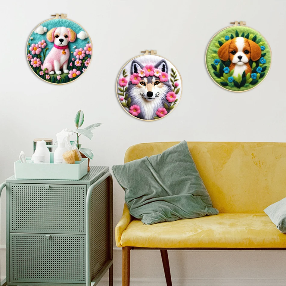 RUOPOTY DIY Набор Фетра Сделайте Свой Собственный Для Рисования Из Шерстяного С