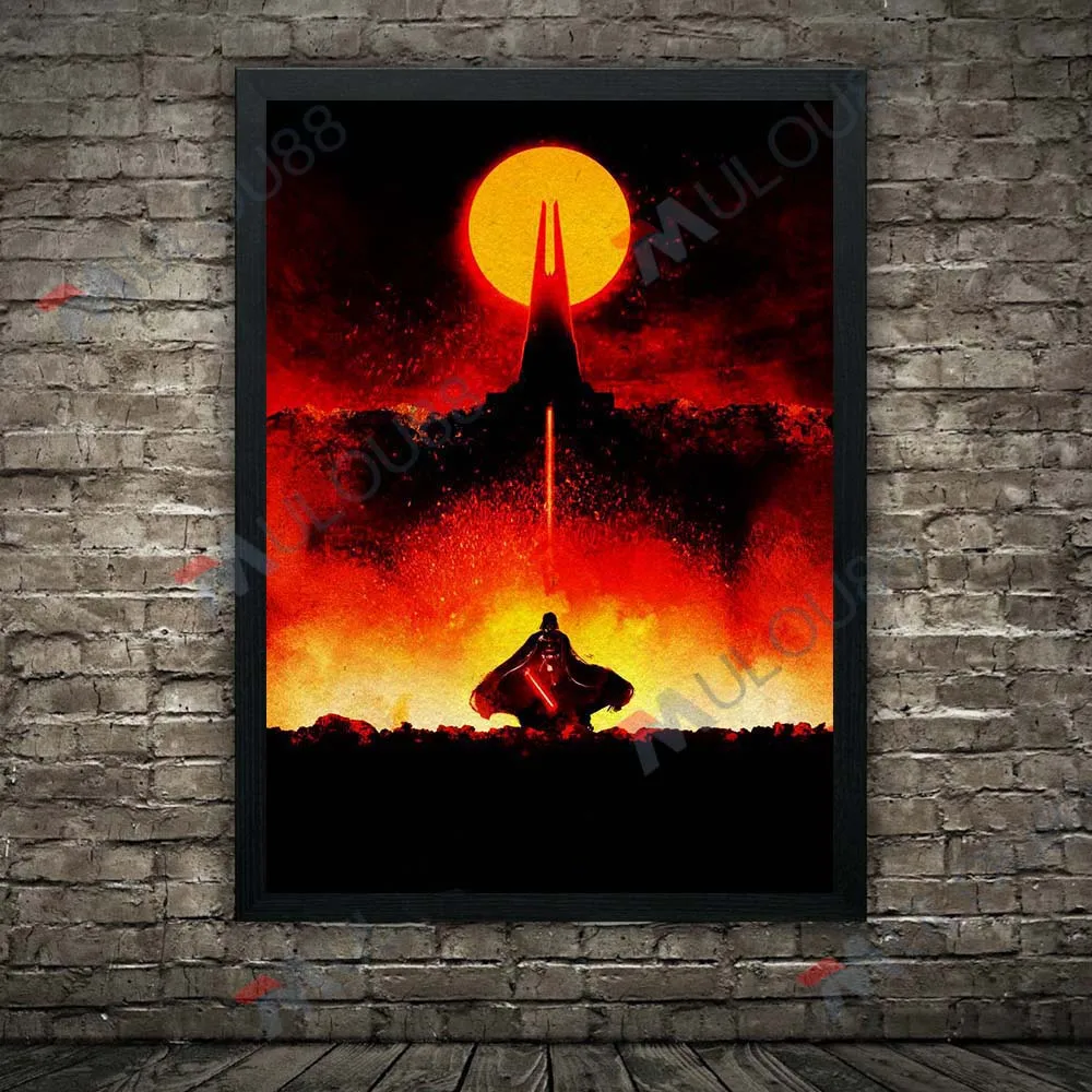 Дарт Maul Сиут Вейдер Кайло Рен персонажи фильмов научной фантастики настенная