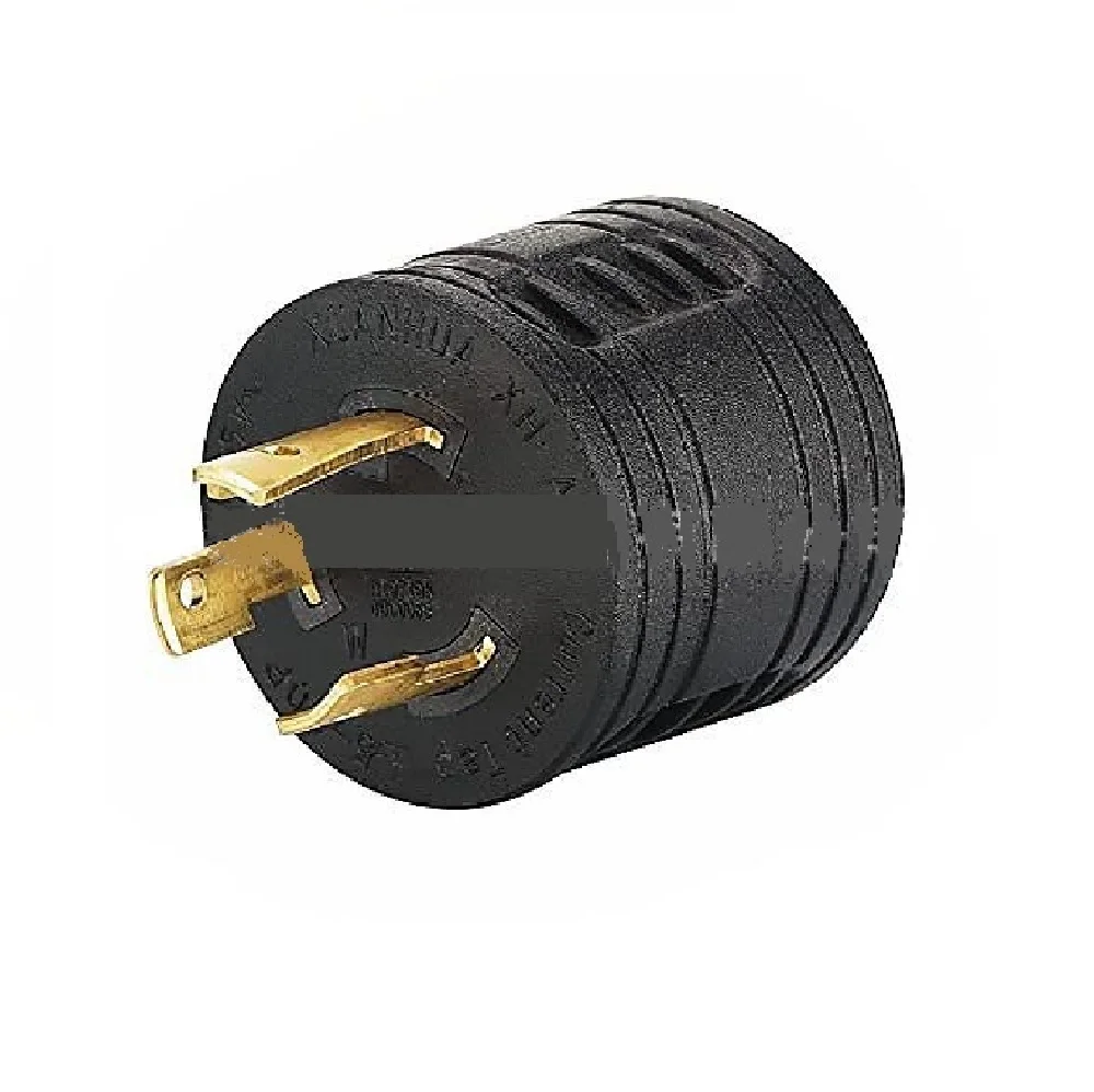 

Molded AC Adapter Generator Adapter Durable For Campers RV High Quality Portable Power Parts Replacement Adapter