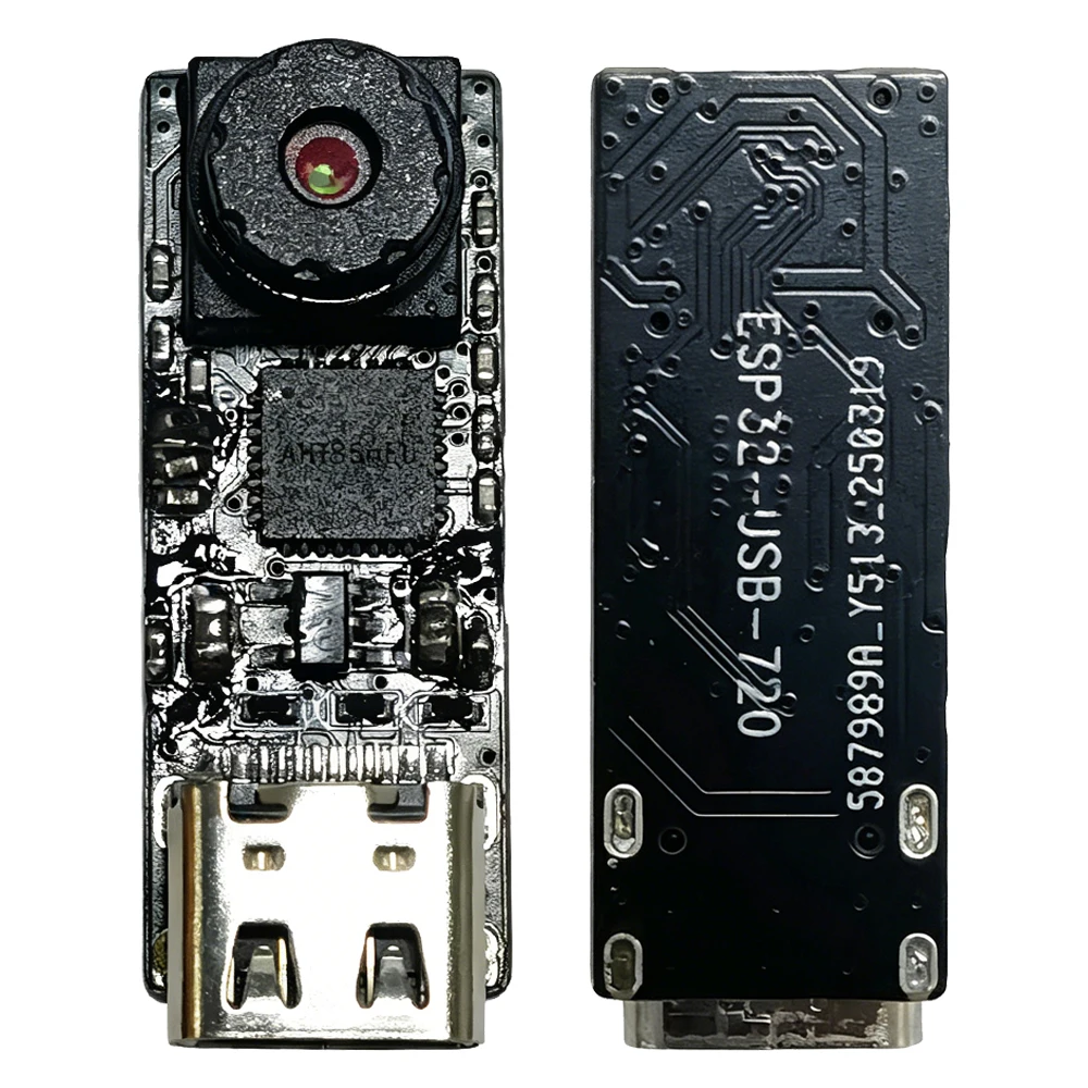 Фото Миниатюрный USB-модуль камеры Type-C 720P 1280*720 1 МП 65 градусов для платы разработки ESP32-S3 для серии ESP32, совместим с Win 10/11 и Android №2