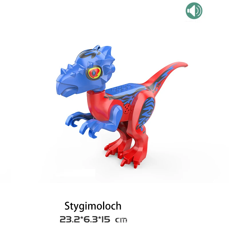 Совместим с конструктором LEGO MOC Herbivorous Dinosaur строительные блоки коллекция моделей