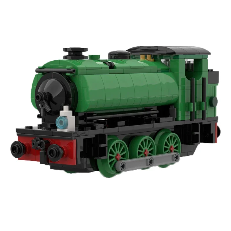 Популярная модель поезда в стиле аниме MOC строительные кирпичи 0-6-0ST двигатель