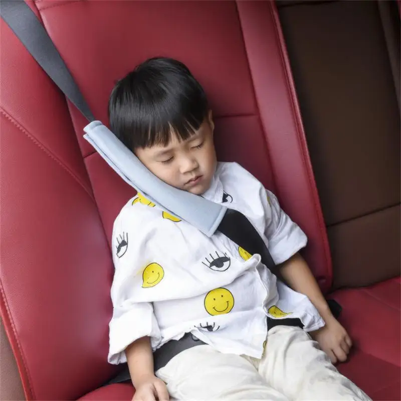 

2/3/5PCS 26.5x6.5cm Baby Baby Car Cute Pillow Simple Installation Car Cartoon Plush Safety Belt Cover Durable Portable 40 Grams