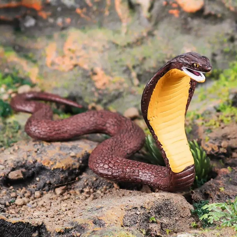 

Simulation C obra Model Kids Toys Wild Amphibian Reptiles Poisonous Snake P ython Model Cognition Montessori Toys For Boys Girls