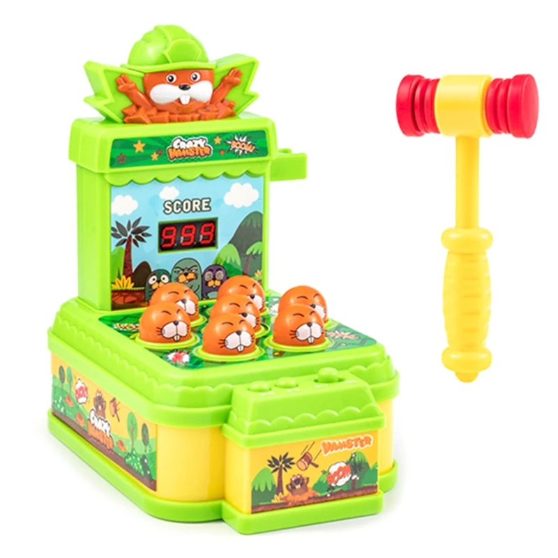 Детская игрушка Whack the родинка, миниатюрная монетная аркадная игровая машина с одним искусственным интерактивным образователем