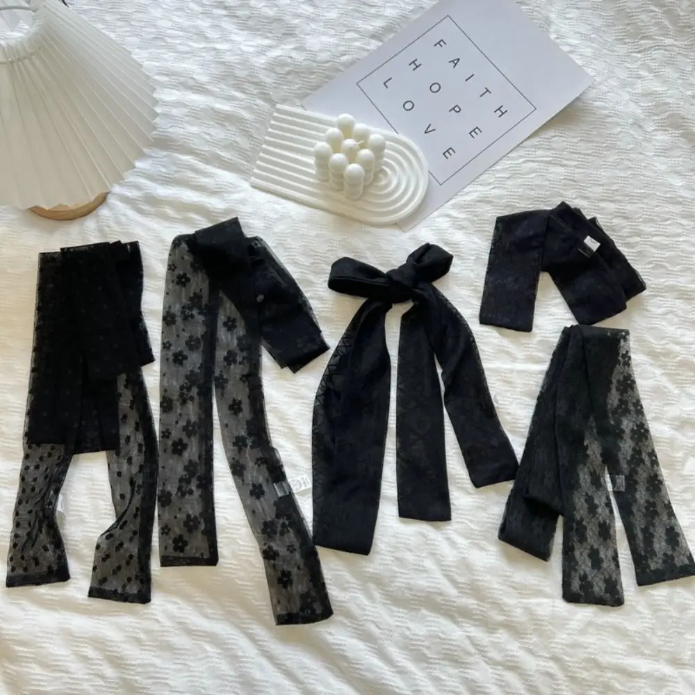 Элегантный цветок в стиле ретро кружевной шейный ремень прозрачный корейский