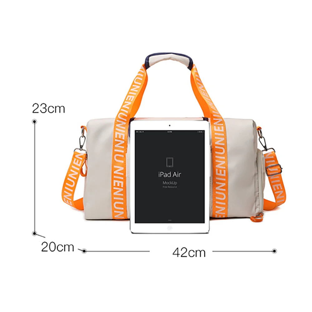Large-capacity Fitness Bag Dry And Wet Separation Waterproof Sports Yoga Shoulder Handbag Short-distance Travel Bag 2022 New