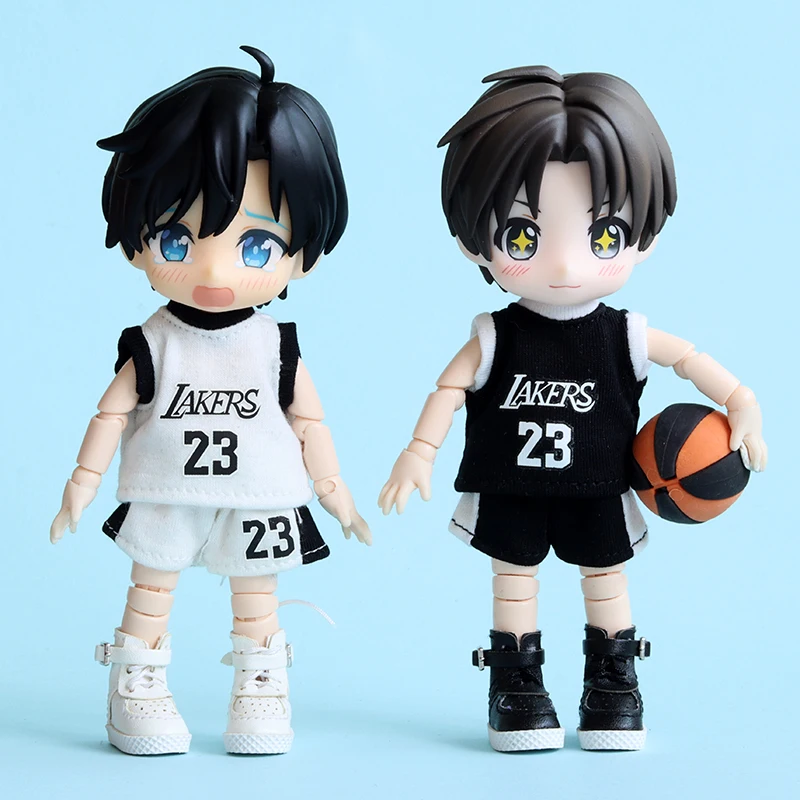 

New Obitsu 11 Doll Clothes Shoes Casual Basketball Clothes Set for OB11,YMY,GSC,DDF,BODY9, Molly,1/12bjd Doll Accessories
