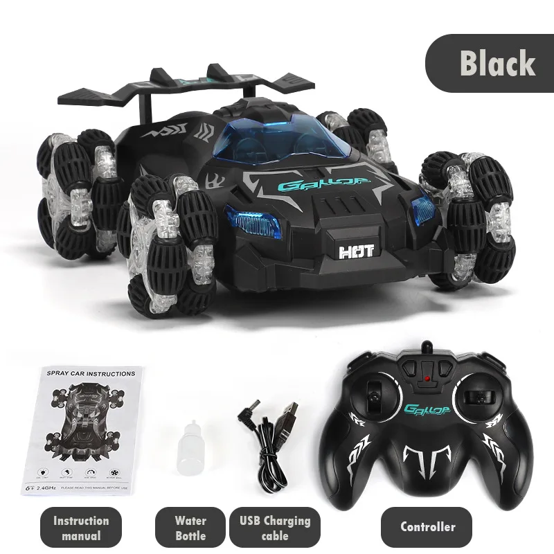 

2.4GHz 4WD RC Stunt Car Off Road Car With Light RC Deformable Car Gesture Sensor Double Side Drift Car Kids Gifts RC Toys