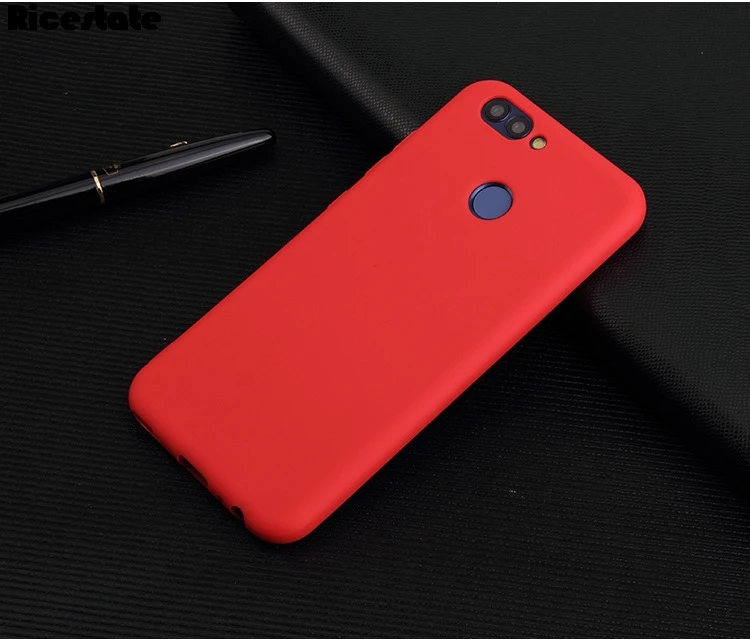 Однотонный силиконовый чехол для телефона Huawei Nova 2 Plus 2i 3 3i Y9 2018 Honor 8 9 10 P10 P20 lite P30 Pro