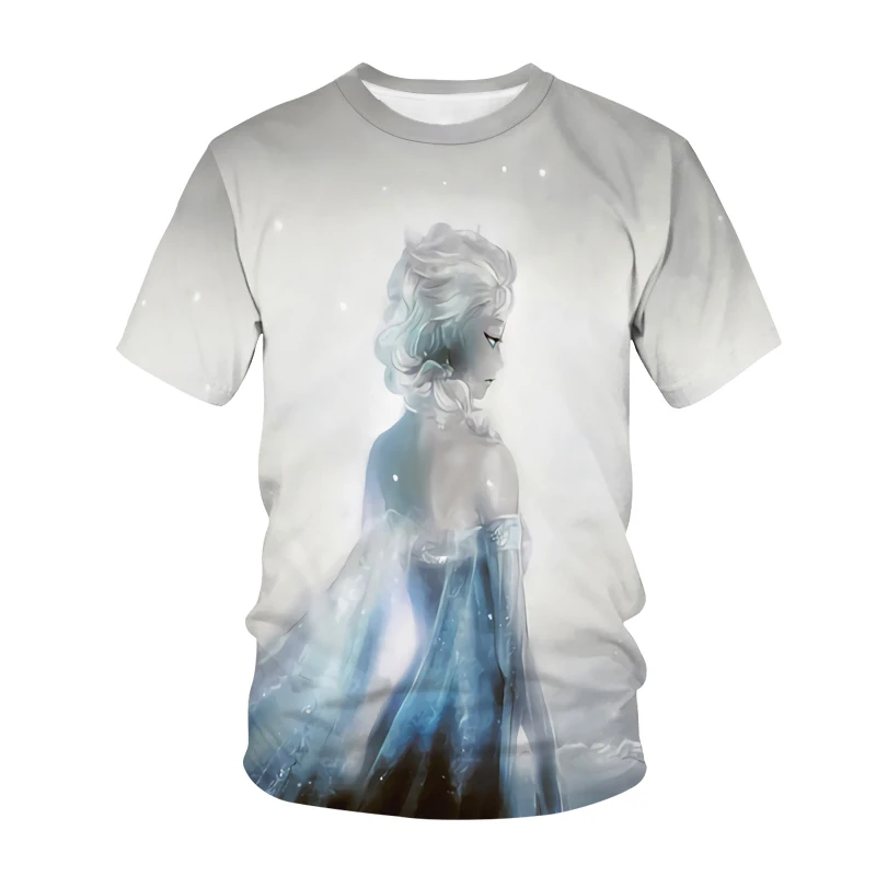 

Disney Frozen 3D Printed T Shirt Men's Summer Casual T Shirt Fashion Short Sleeve