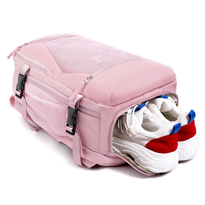 

Популярный женский рюкзак для девочек-подростков, дорожный школьный ранец для ноутбука с USB-зарядкой и независимой обувью для мужчин и женщин, рюкзак для трекинга