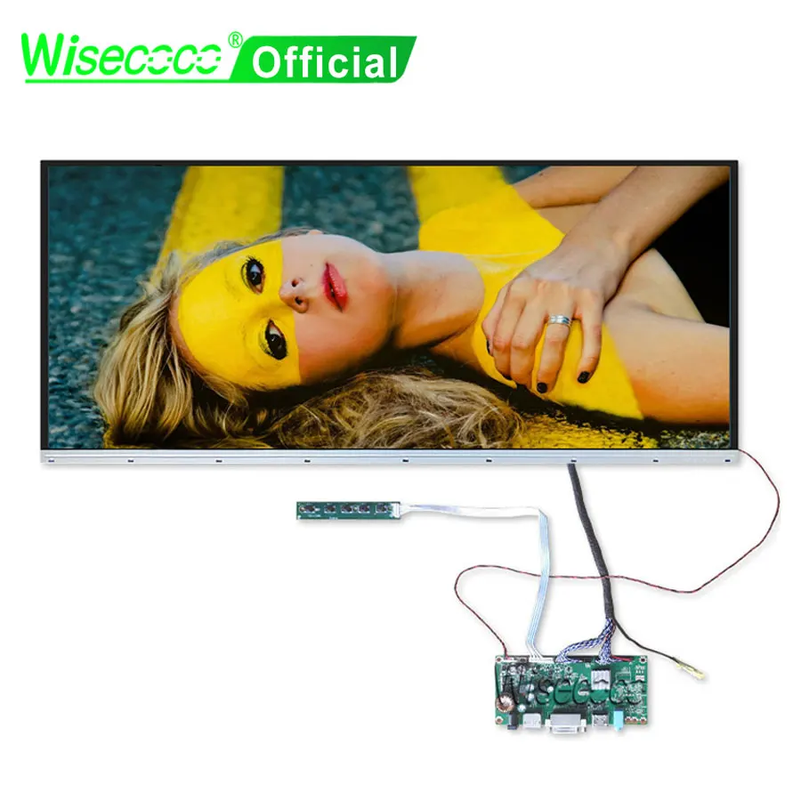 

Wisecoco 29 Inch LCD Display Borderless Desktop Monitor IPS Screen 2560x1080 Panel DP DVI Controller Board 21:9 Ultrawide