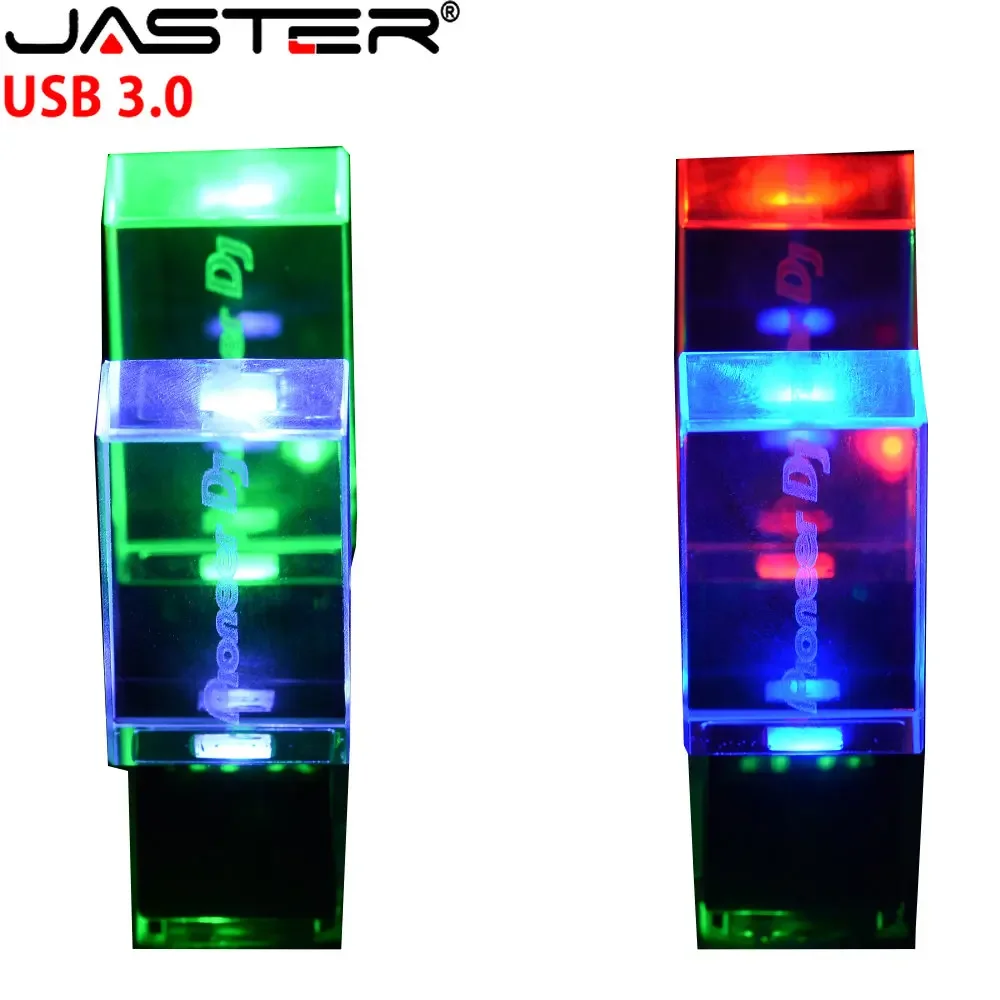 DJ 3.0 LED Высокоскоростной USB-накопитель Pen Drives Pendrive Внешний накопитель Память 4 ГБ 8 16