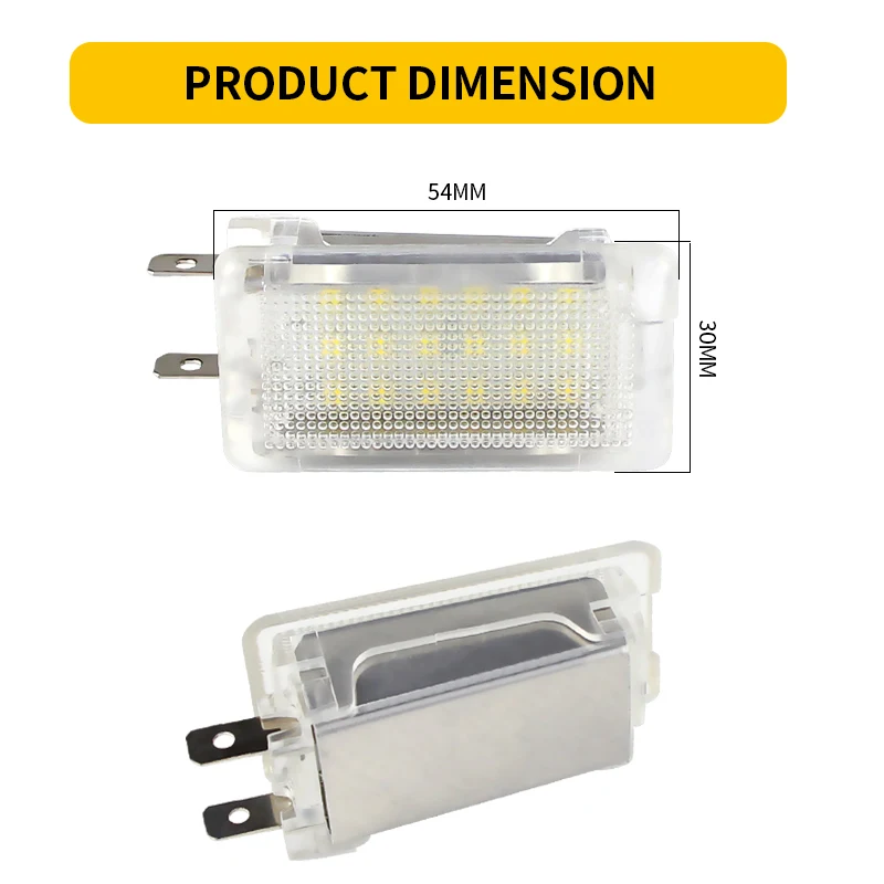 

2 шт. светодиодный светильник багажника для Opel Insignia для Astra G Convertible Vectra C, светильник для багажника, портативный дверной светильник