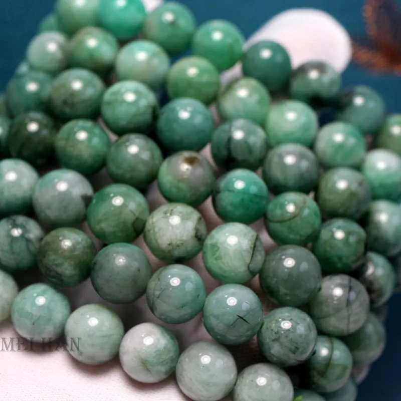 Meihan оптовая продажа натуральный A +++ Африканский изумруд драгоценный камень