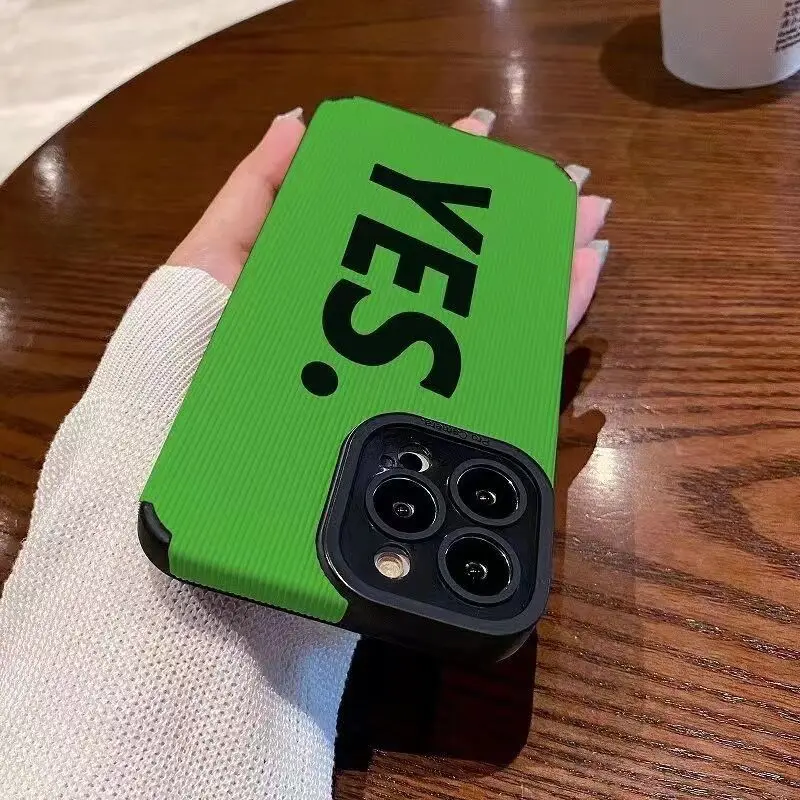 

DMAWMJ Green phone case for iphone 14 plus 13 pro max 11 12 mini shockproof silicone cover for iphone xr xs max x 7 8 plus se2 6