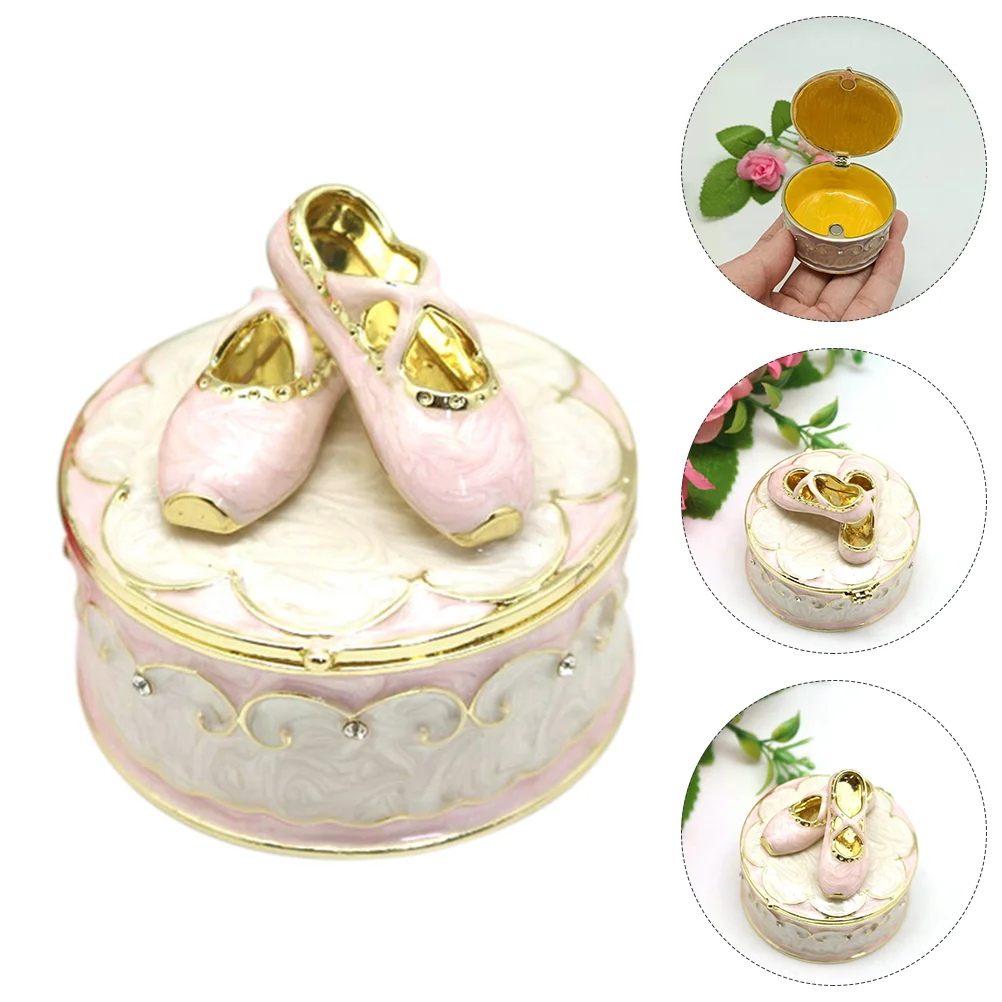 

Alloy Trinket Box Pretty Trinket Storage Box Keepsake Storage Organizer