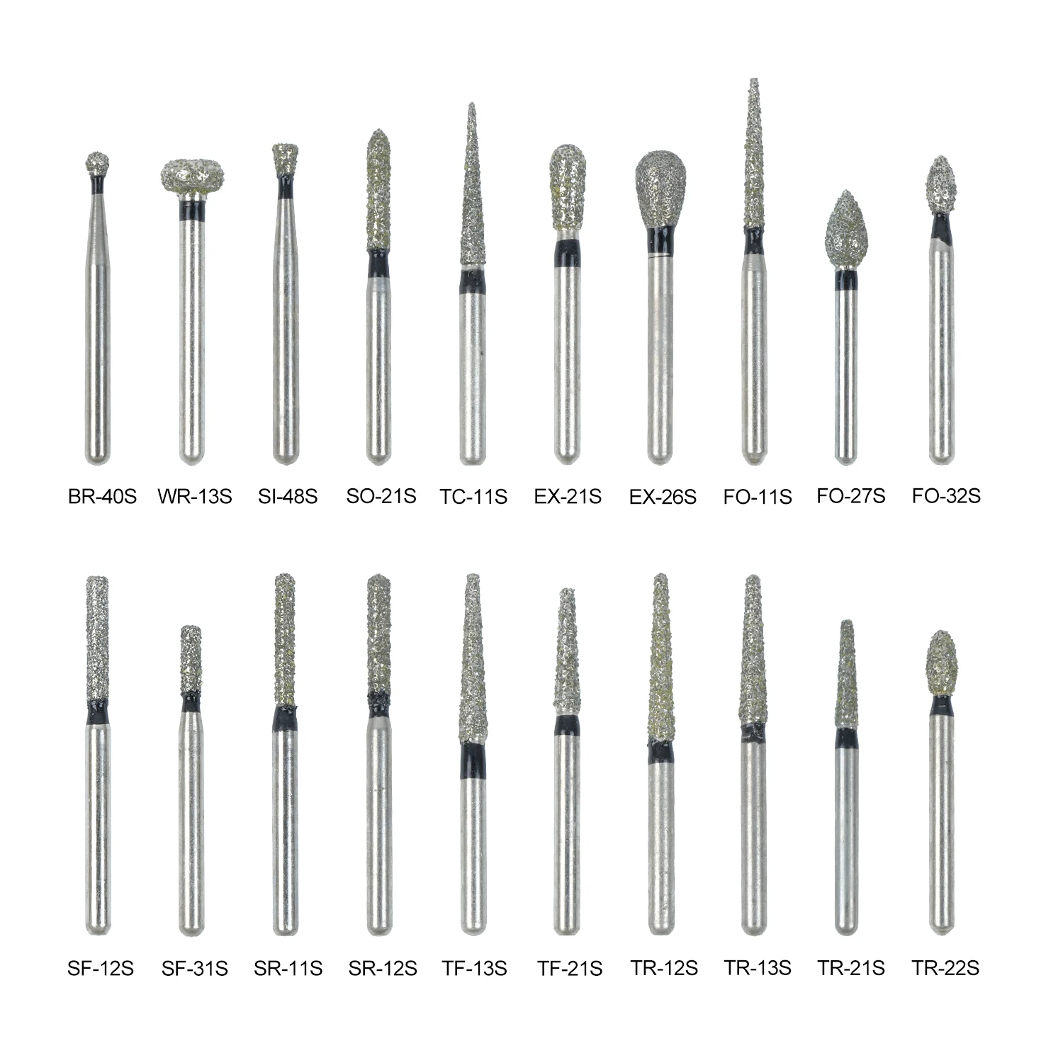 Рисунок 2 - Стоматологические алмазные боры 1