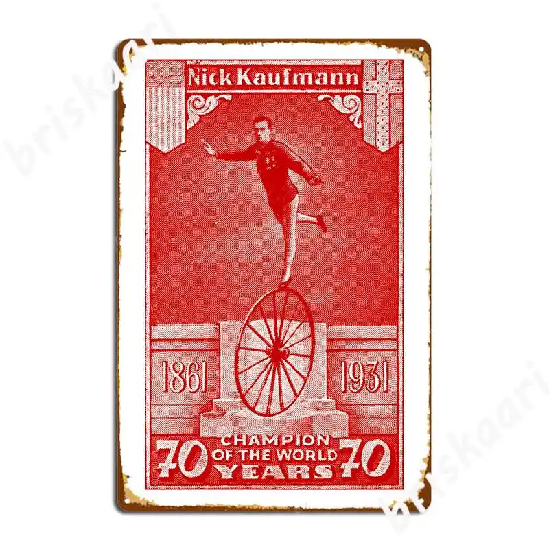 

1931 велосипедные акробаты, чемпионы, металлический знак, Настенный декор, клубный бар, кинотеатр, гостиная, персонализированный жестяной зна...