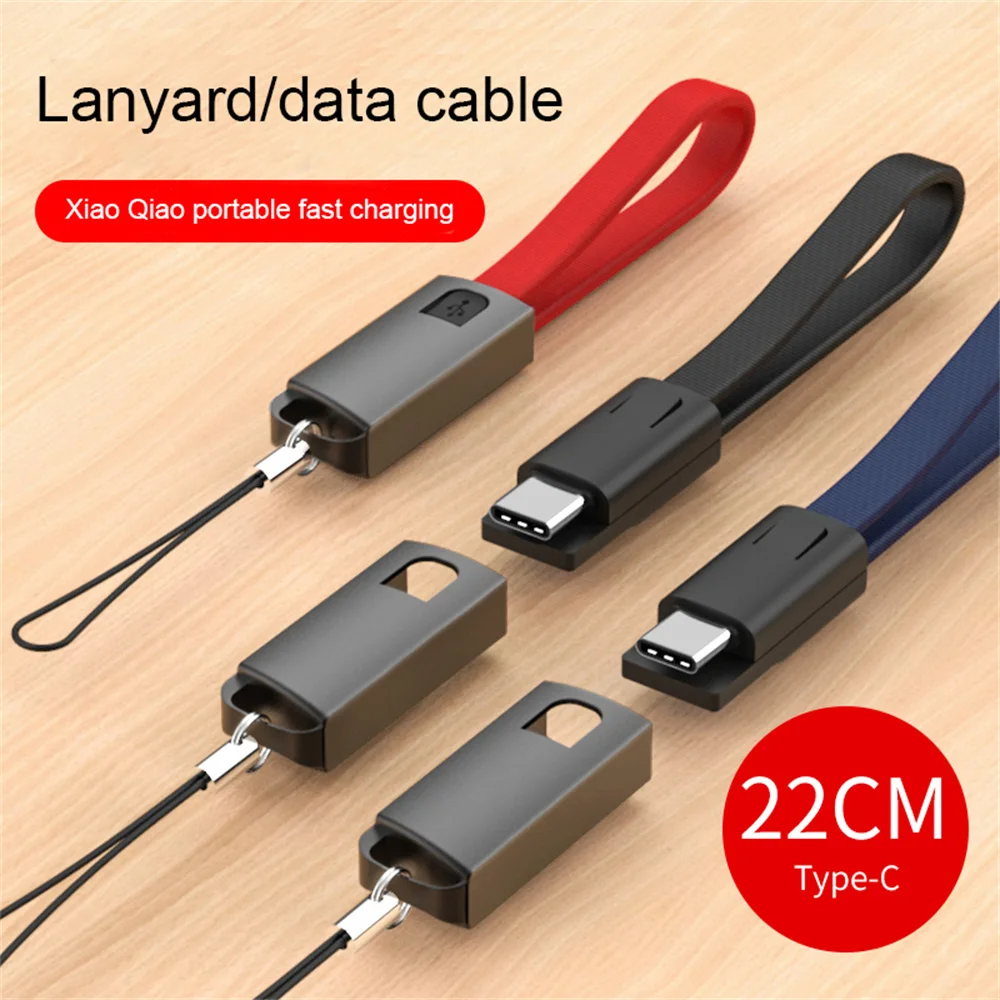 

Can Transfer Files Mobile Phone Charging Line Speed Up Charging Hanging Rope Design Portable Keychain Usb Data Cable Durable