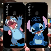 disney cartoon stitch phone case for samsung galaxy a01 a02 a10 a10s a31 a22 a20 4g 5g funda silicone cover back carcasa