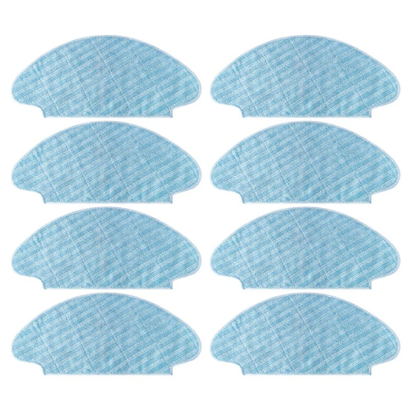 

8Pcs Mop Cloth For Tefal Rowenta Explorer/ X-Plorer 20 40 50 Serie Robotic Vacuum Cleaner Spare Accessories