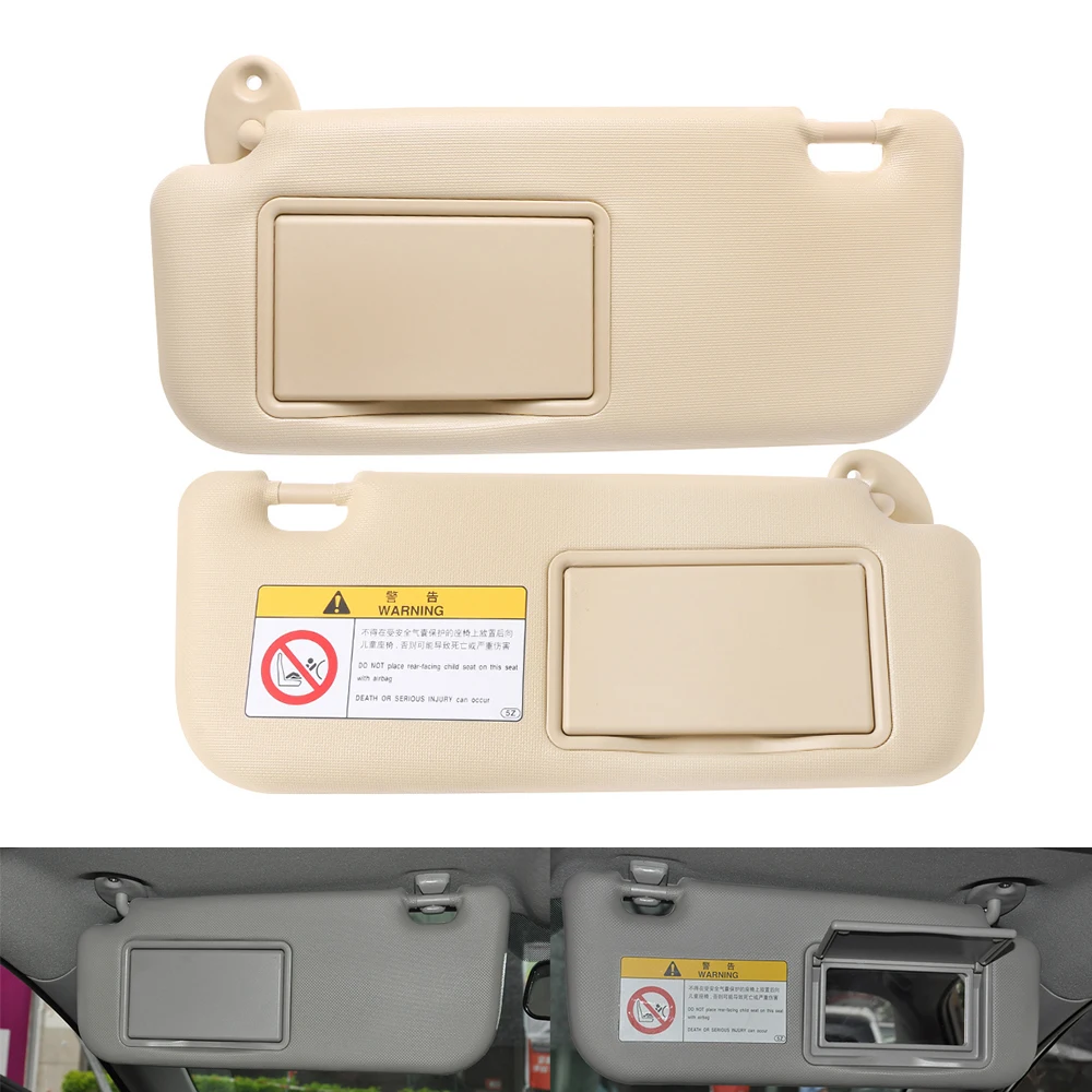 

1PC Left/Right Car Driver Side Sun Visor Windshield Interior Cover Replacement Mirror Case For Toyota Corolla/Corolla Hybrid