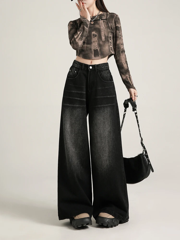 Рисунок 2 - Черные и серые мешковатые джинсы Boliyae