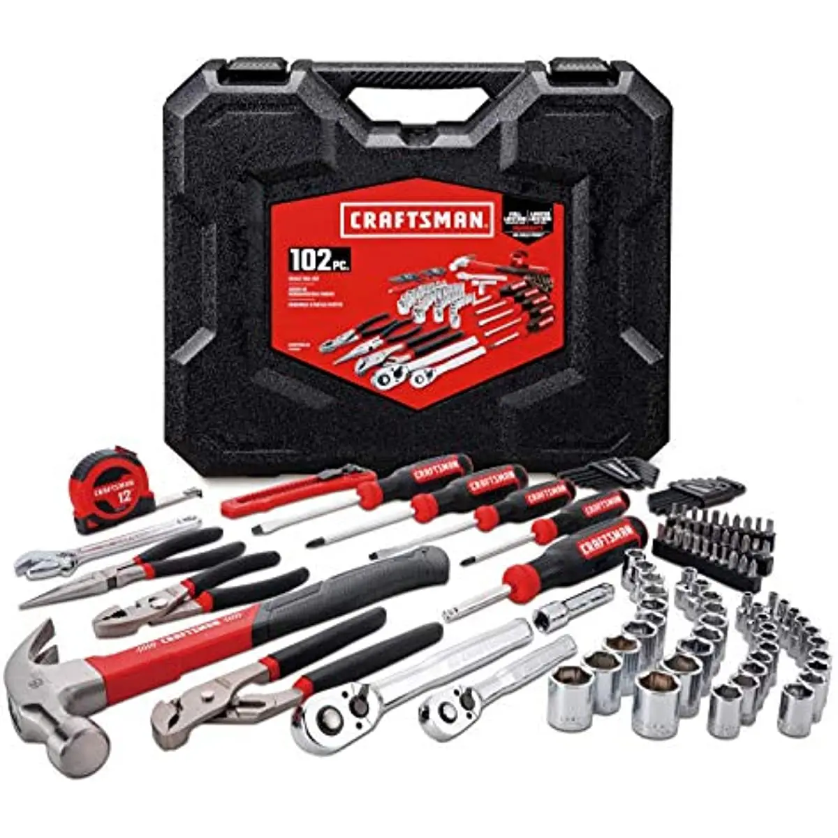 

Home Tool Set / Mechanics Tools Kit, 102-Piece (CMMT99448)