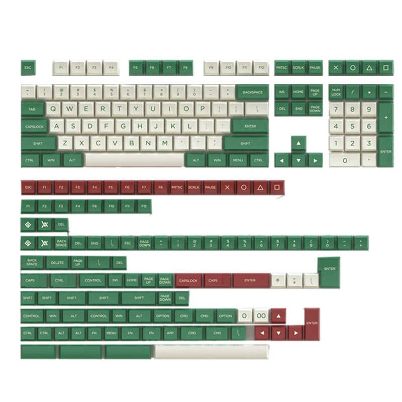 

Клавиатура Механическая Проводная с зеленым лагерем OSA Double-Shot PBT, 215 клавиш