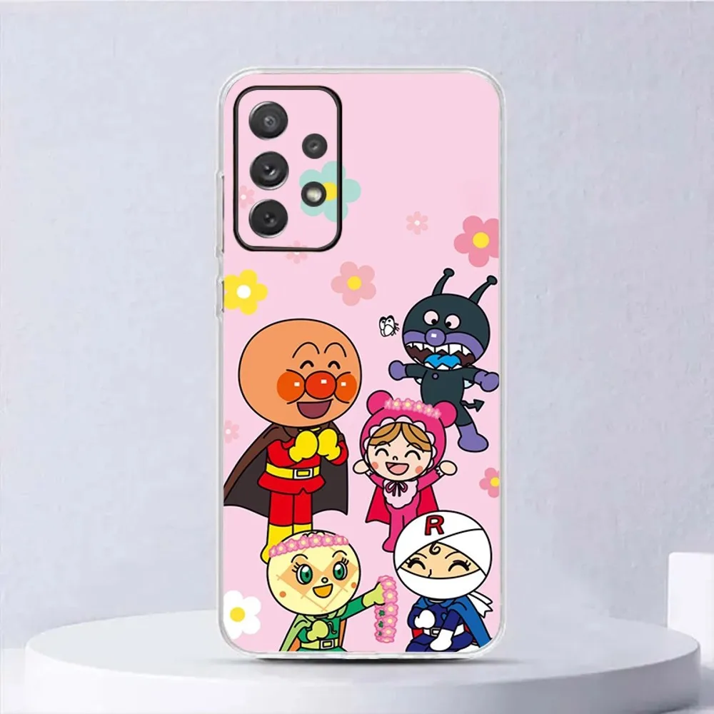 Чехол для телефона Cute Cartoon A-Anpanman Samsung Galaxy A31 A33 A52 A13 A02 A53 A50 A73 A72 A40 A20 A23 A54 A14 A34 задняя