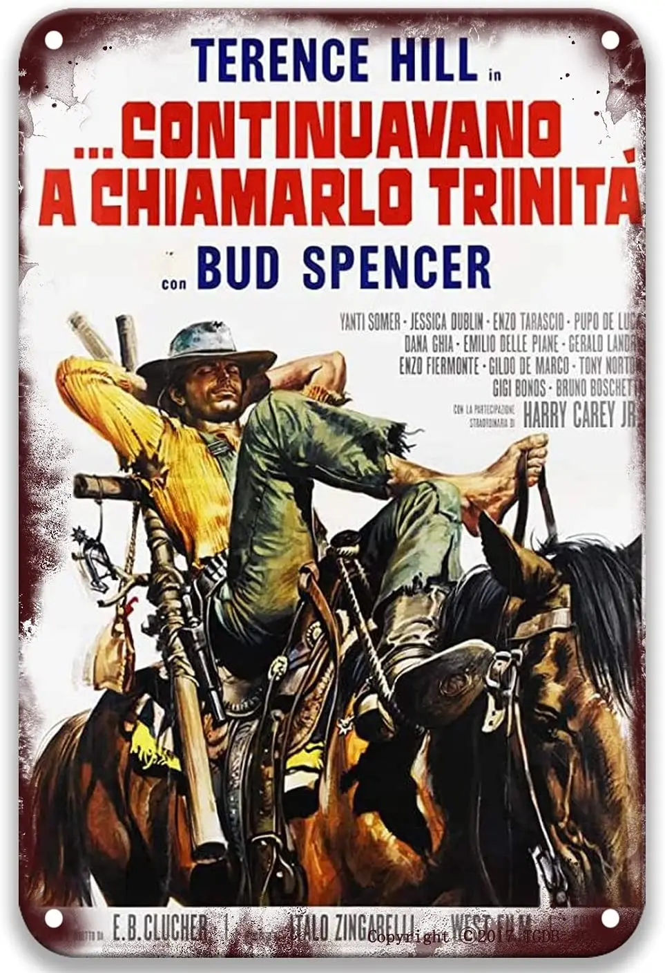 Оловянные вывески Lo звонили триниум (1970) плакат из фильма для спальни гаража