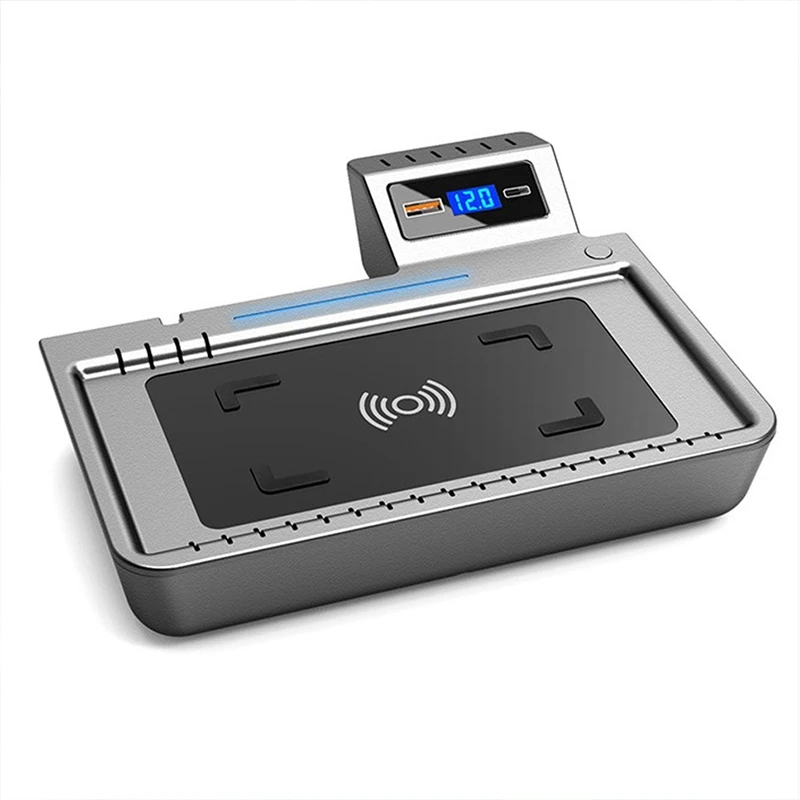 Автомобильное беспроводное зарядное устройство Qi 15 Вт пластина для быстрой