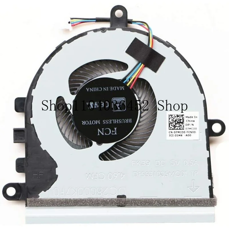 Вентилятор охлаждения процессора для Dell Inspiron 15 5570 5575 3533 3583 3585 5593 серии 07MCD0