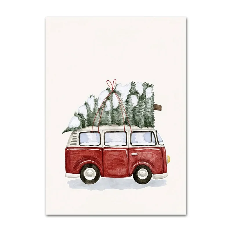 

Рождественская картина на холсте HALFLEMART