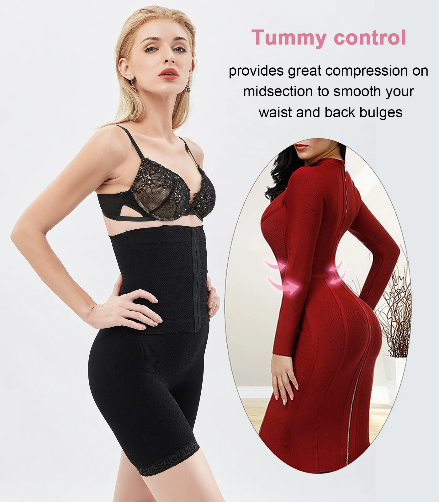 LAZAWG Seamless Tummy Control Panties Waist Trainer Women Butt Lifter Body Shaper Shapewear High Waist Shapers Bodyshapewear