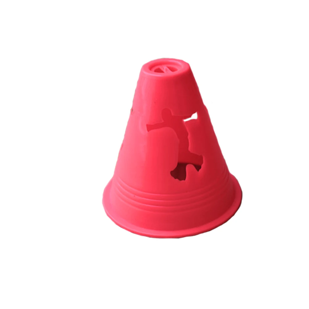 

20pcs/pack Free Slalom Rugby Speed Stadium Obstacle Marking Agility Skate Pile Cup Football Training Inline Cone Sport Practice