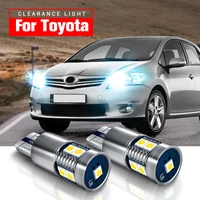 2pcs led parking light clearance lamp bulb w5w t10 2825 canbus error free for toyota hiace hilux prius verso auris aygo camry