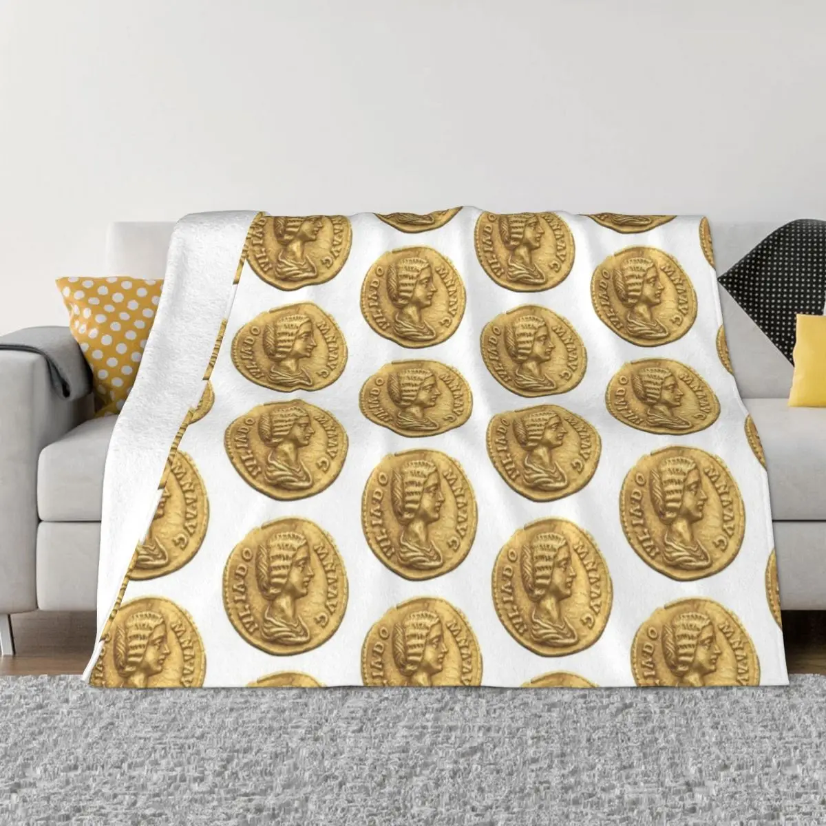 Одеяло для младенцев с золотым золотом и монетами