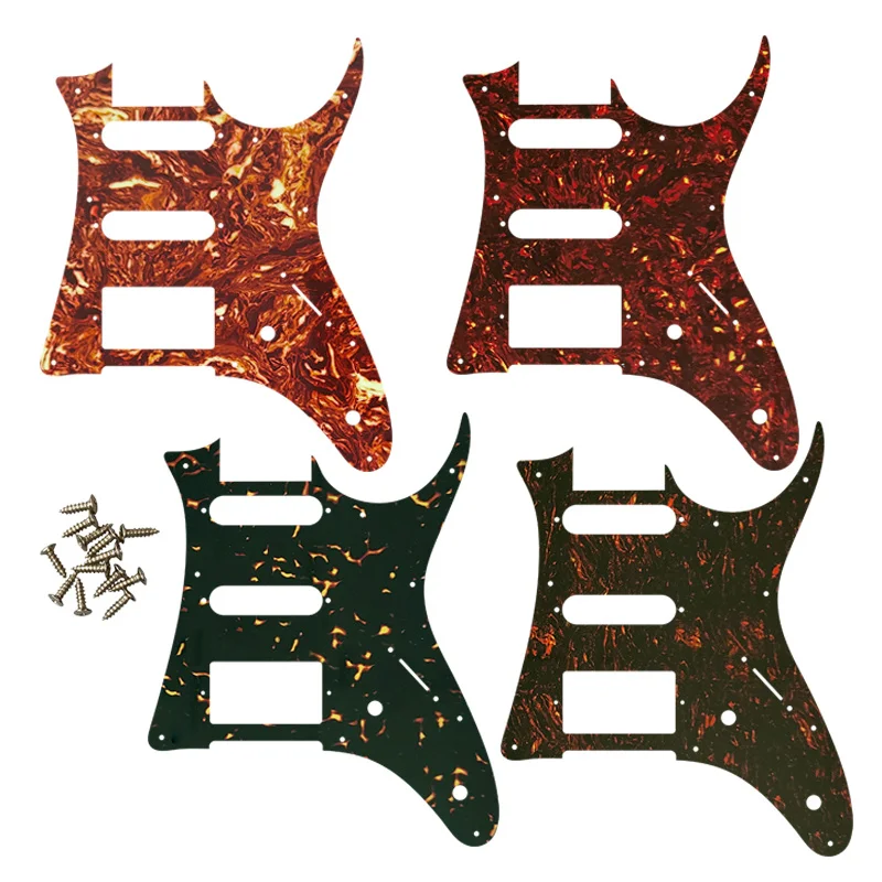

5pcs Custom Guitar Parts - For MIJ Ibanez GRX40 Guitar Pickguard Humbucker Pickup Scratch Plate Flame Pattern