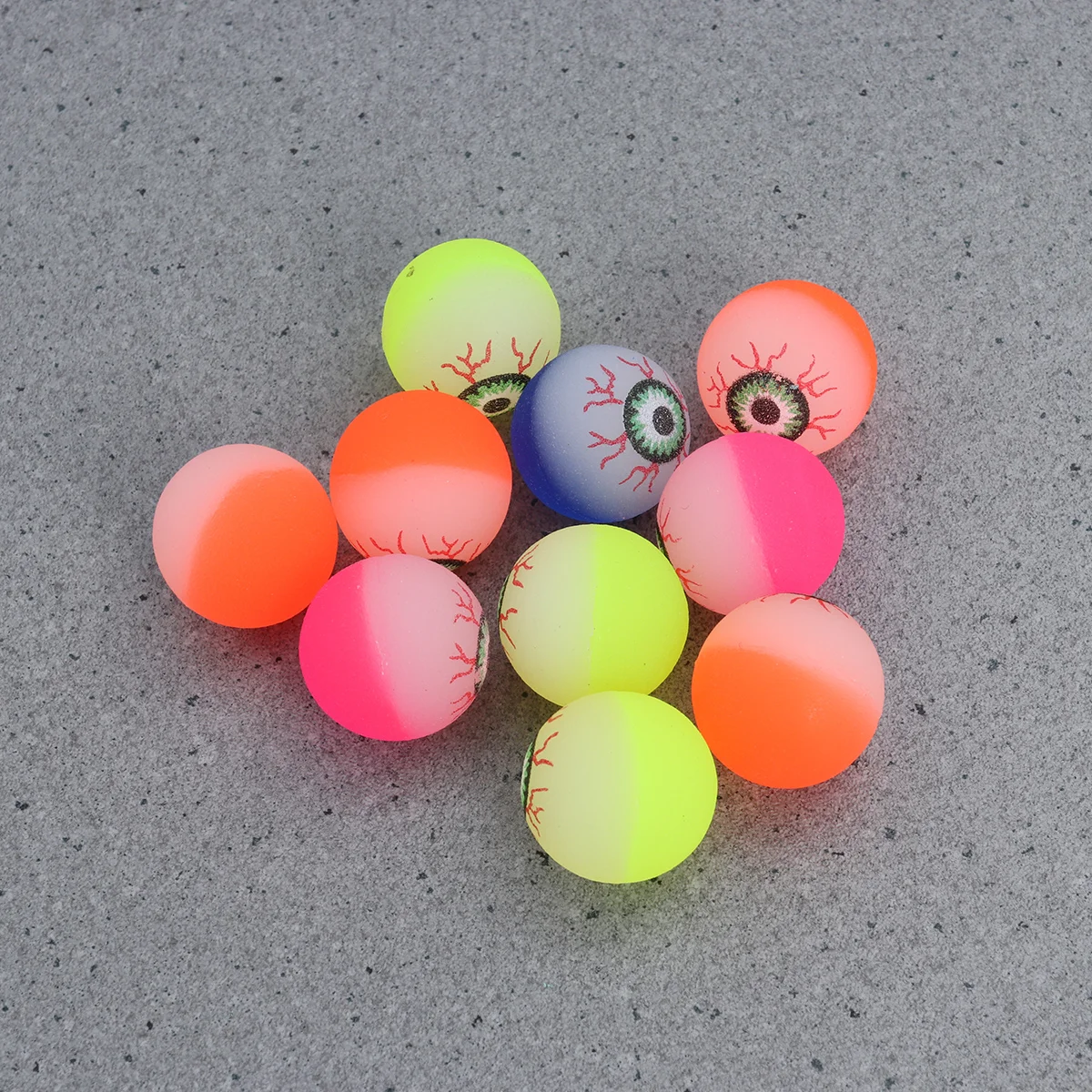 

Bouncy Eyeball 30Pcs 32mm Bouncy Balls Eye Balls Scary Eyeballs Favors Horror Props ( )