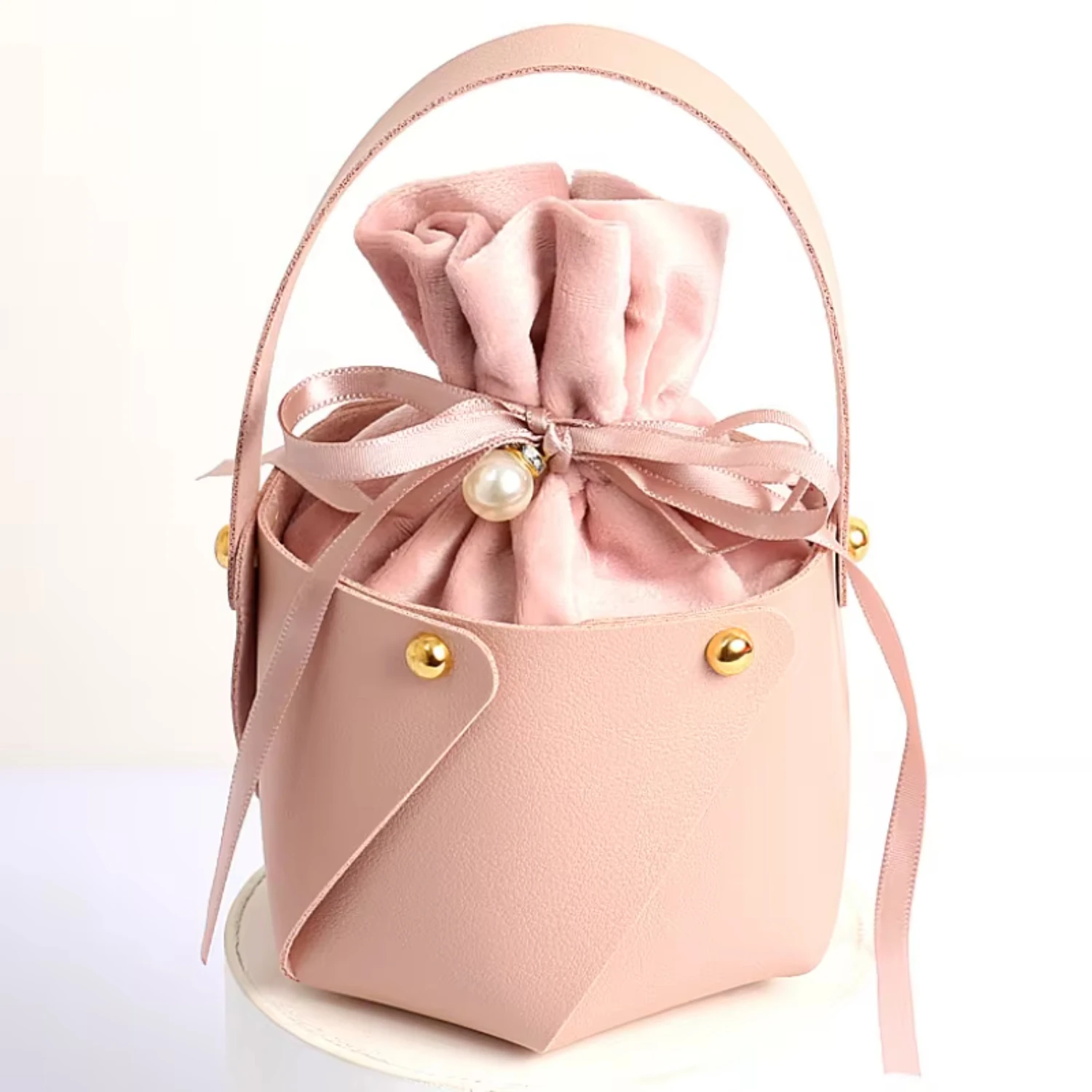 Подарочные корзины оптом из искусственной кожи для конфет коробка сладостей