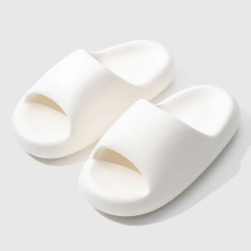 Women Cartoon Briquettes Decor Bread Slippers Indoor Home Bathroom Non-Slip Slides Light EVA Soft Sandals Couple Platform Shoes