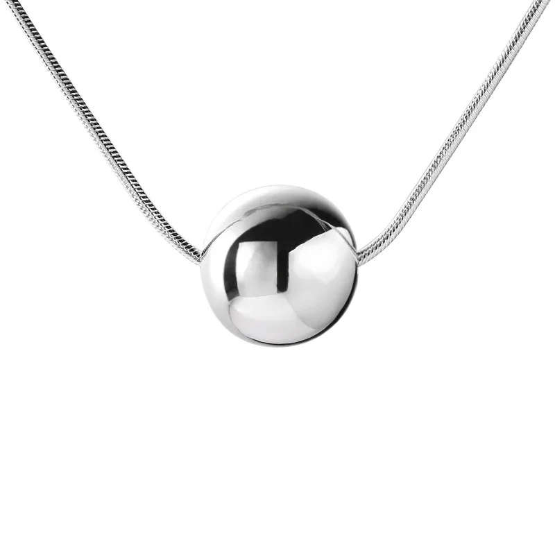 Ожерелье из титановой стали с шариком