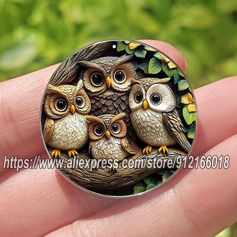 Винтажная брошь из нержавеющей стали SUFANHYD в виде животного