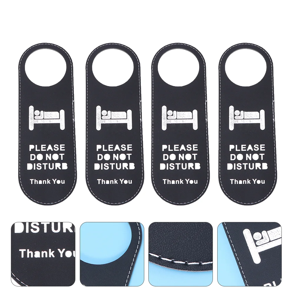 

4pcs Unique Professional Simple Door Hanging Tag Do Not Disturb Tag Notification Tag