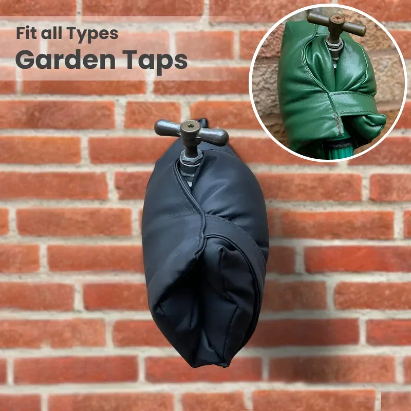 

Зимний уличный защитный чехол для смесителя сада с защитой от Фриза черный кожаный + хлопковый теплый чехол для смесителя с защитой от Фриза аксессуары для смесителя