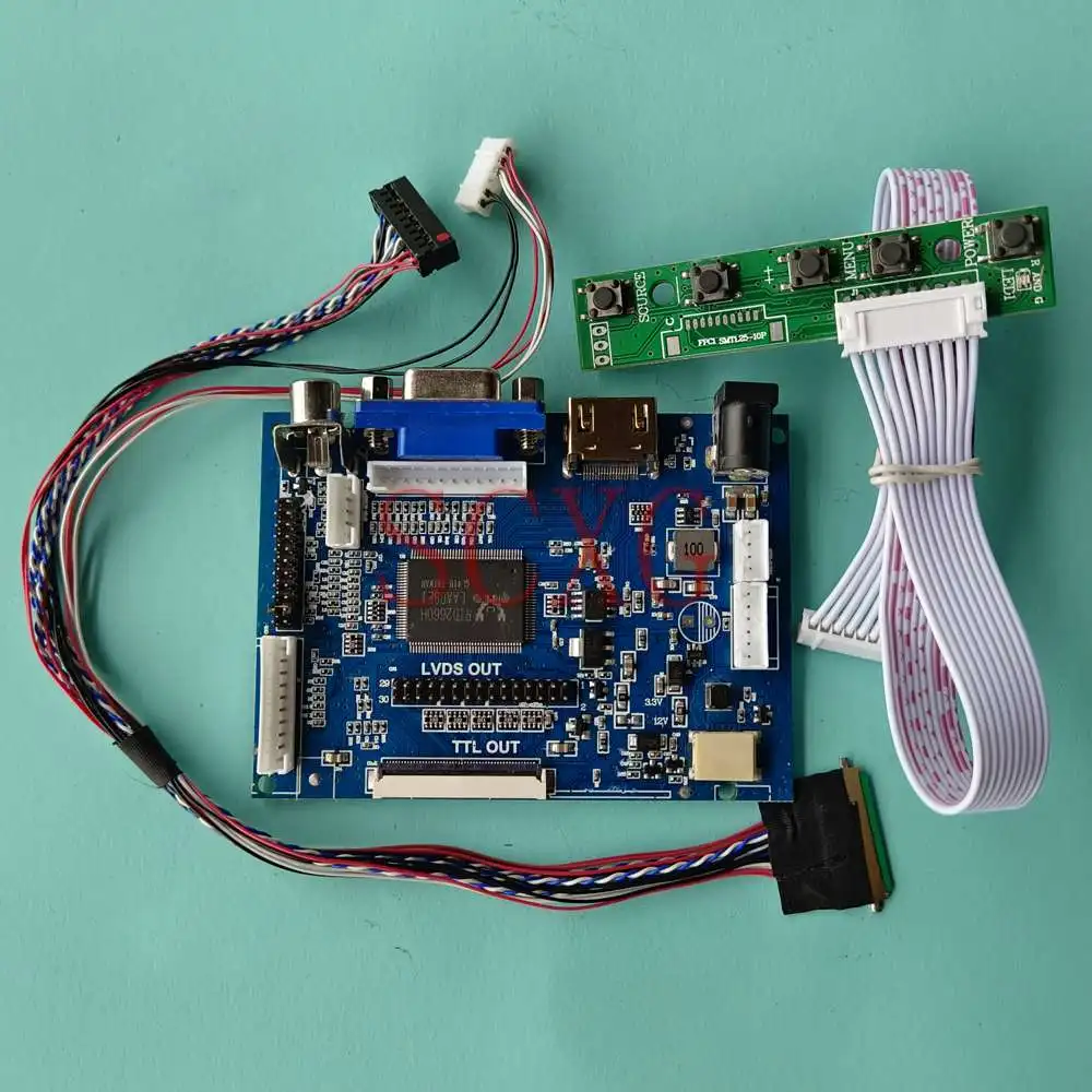 

Fit LP173WD1-TLP3 LCD Screen Controller Driver Board 2AV+VGA+HDMI-Compatible 1600*900 DIY Kit 17.3" Notebook LVDS 40 Pins